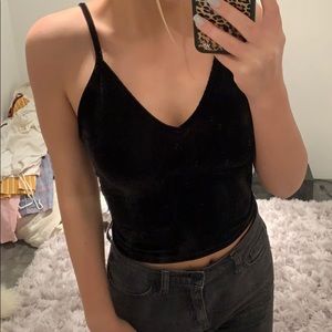 brandy melville velvet tank